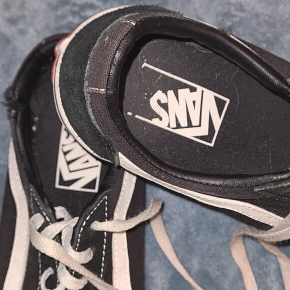 Kids VANS Off the Wall sneaker runners black  Size 6 - Picture 2 of 4